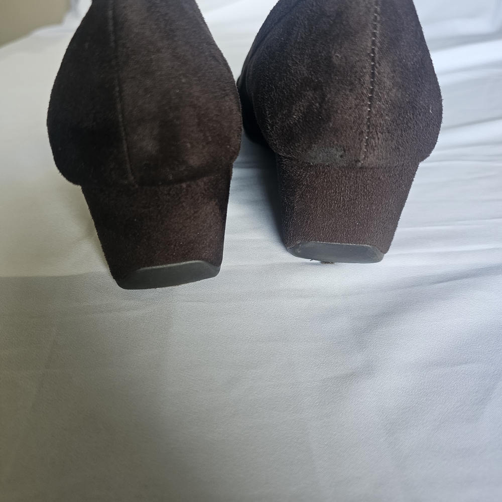 Brown Suede Women's Loafers by Eileen Fisher - Picture 12 of 15